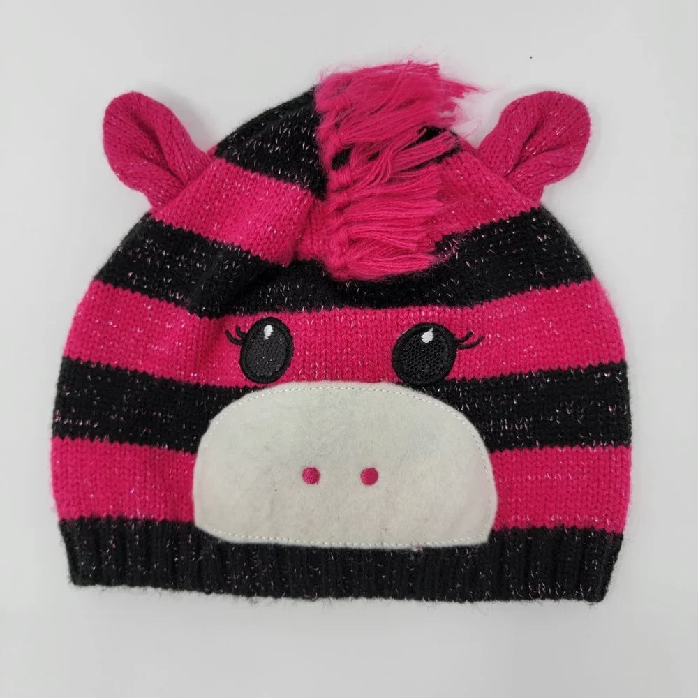 The Children's Place Knit Zebra Beanie Hat